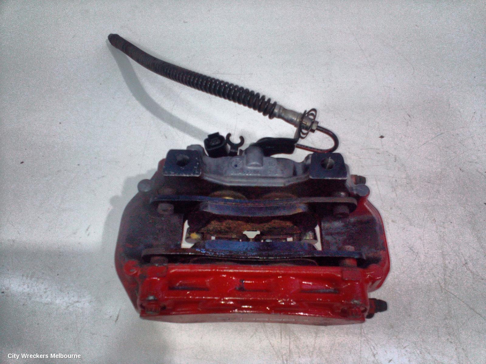 PORSCHE CAYENNE CALIPER, RH REAR, RED, 92A, 07/2010 - 04/2018