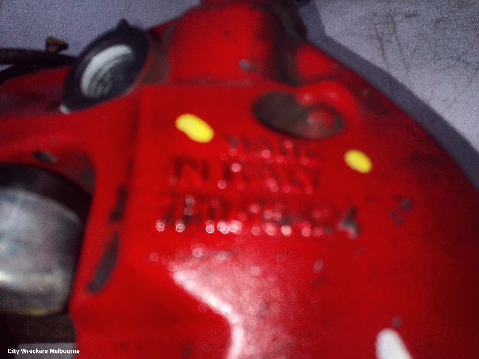 PORSCHE CAYENNE CALIPER, RH REAR, RED, 92A, 07/2010 - 04/2018