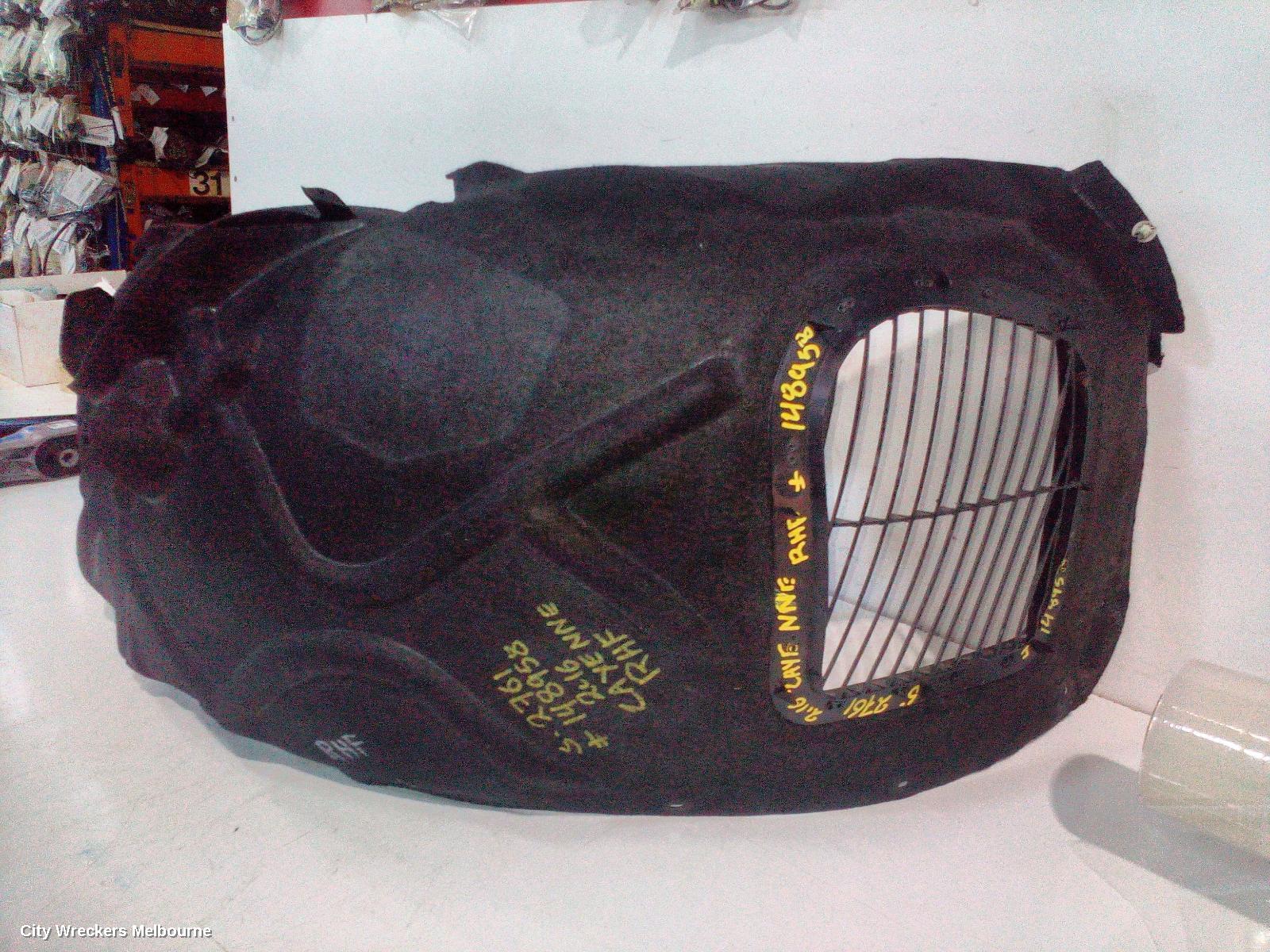 PORSCHE CAYENNE RIGHT GUARD LINER, 92A, 07/2010 - 04/2018