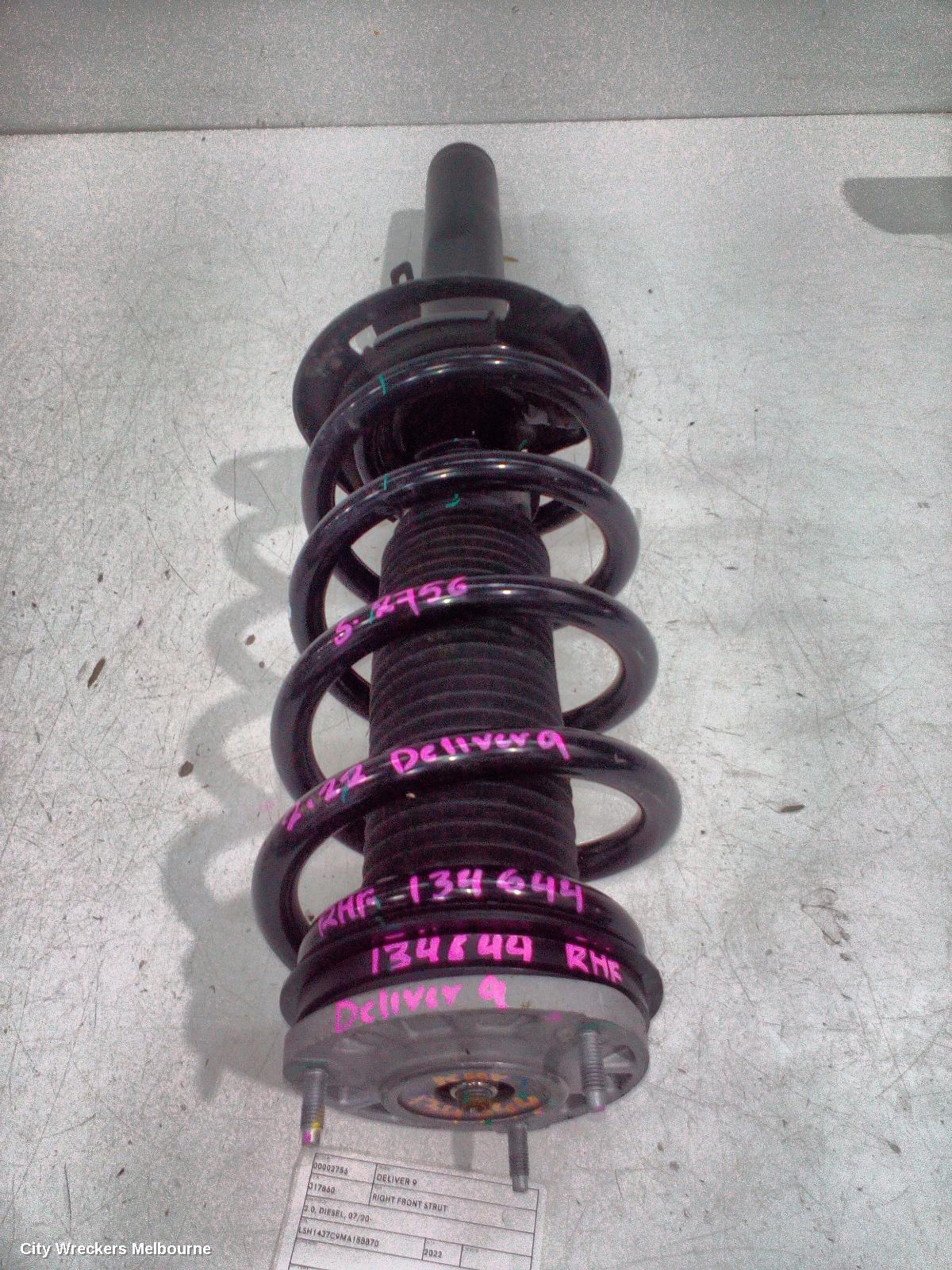 LDV DELIVER 9 RIGHT FRONT STRUT, 2.0, DIESEL, 07/2020 ONWARDS
