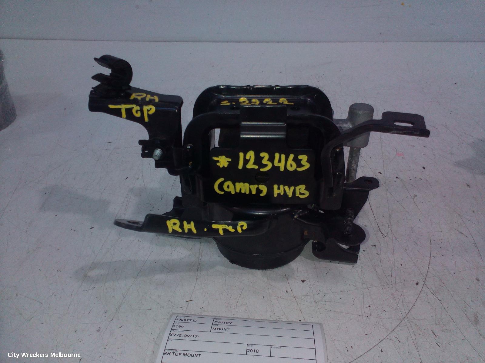 TOYOTA CAMRY MOUNT, XV70, 09/2017 - 05/2024