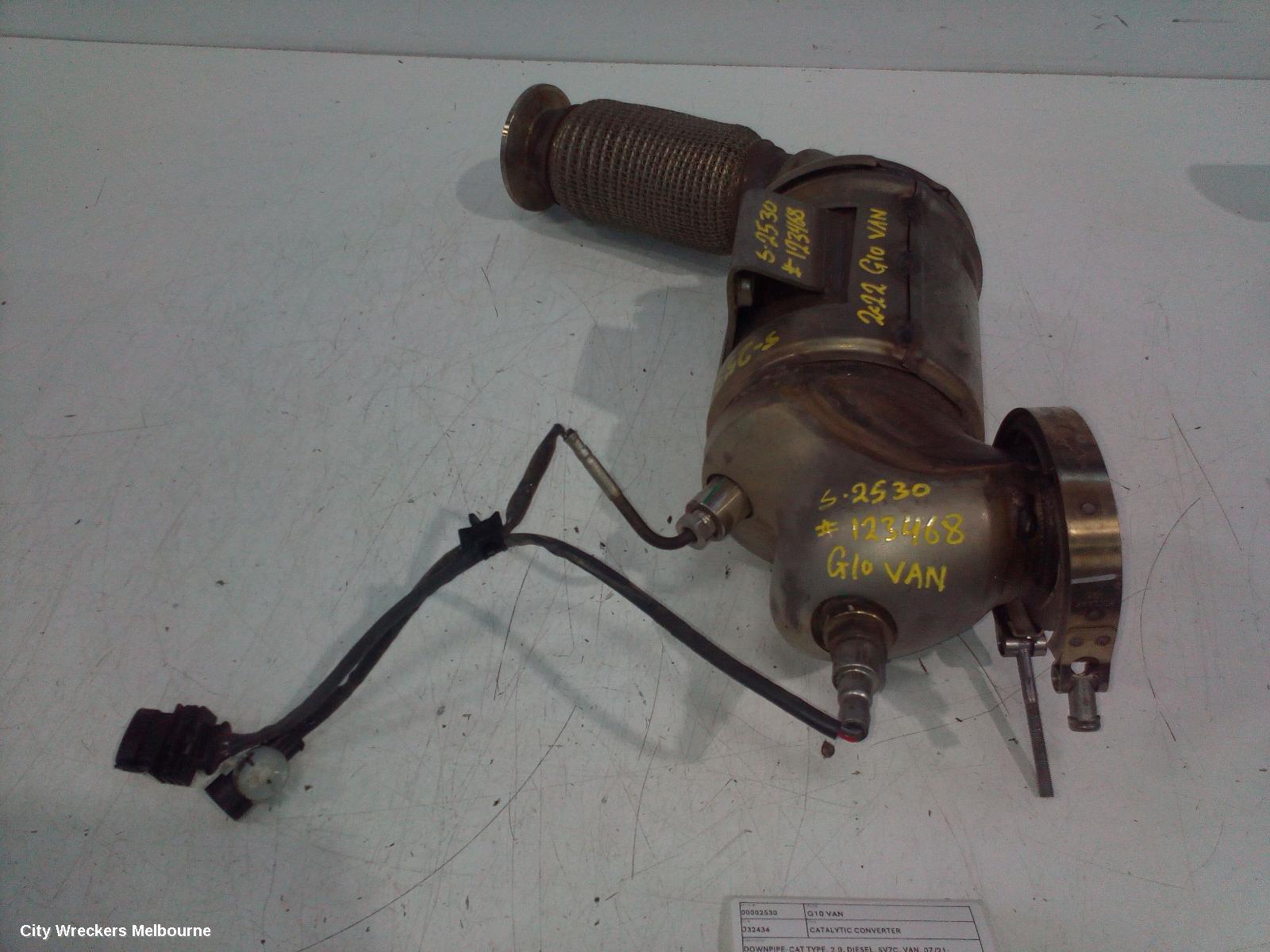 LDV G10 CATALYTIC CONVERTER, DOWNPIPE-CAT TYPE, 2.0, DIESEL, SV7C, VAN, 07/2021 ONWARDS
