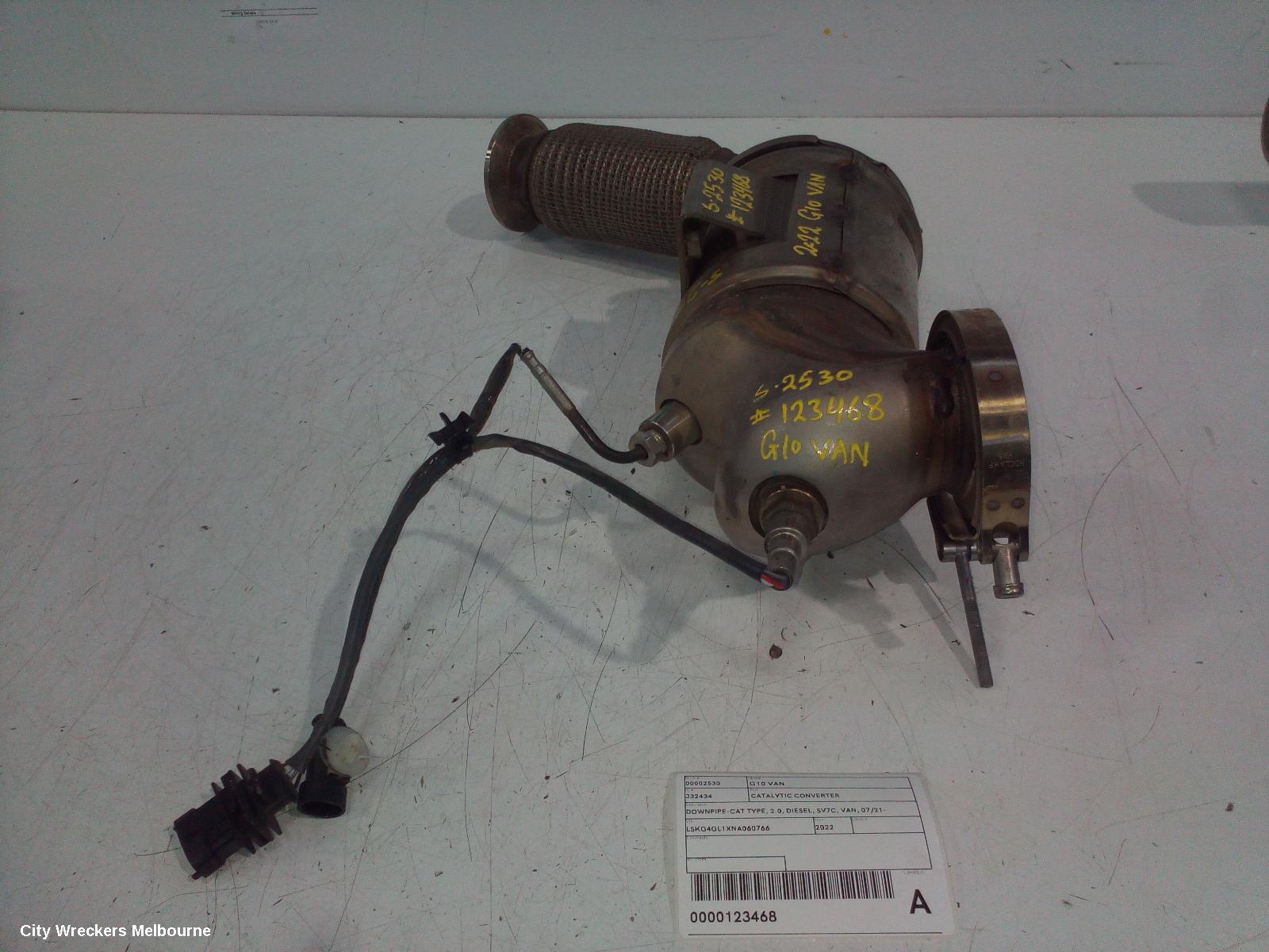 LDV G10 CATALYTIC CONVERTER, DOWNPIPE-CAT TYPE, 2.0, DIESEL, SV7C, VAN, 07/2021 ONWARDS