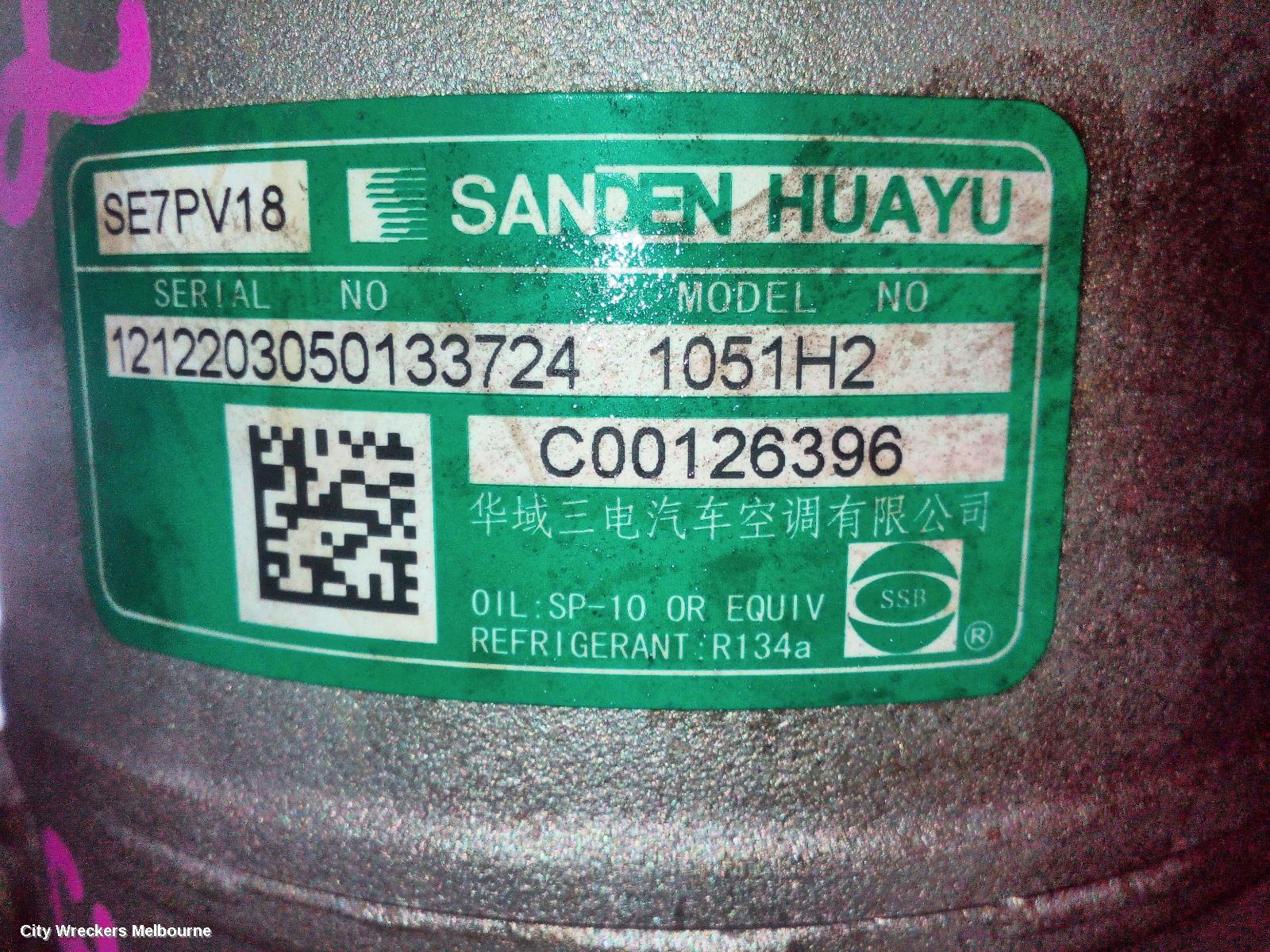 LDV G10 A/C COMPRESSOR, DIESEL, 2.0, SV7C, VAN, 06/2021 ONWARDS