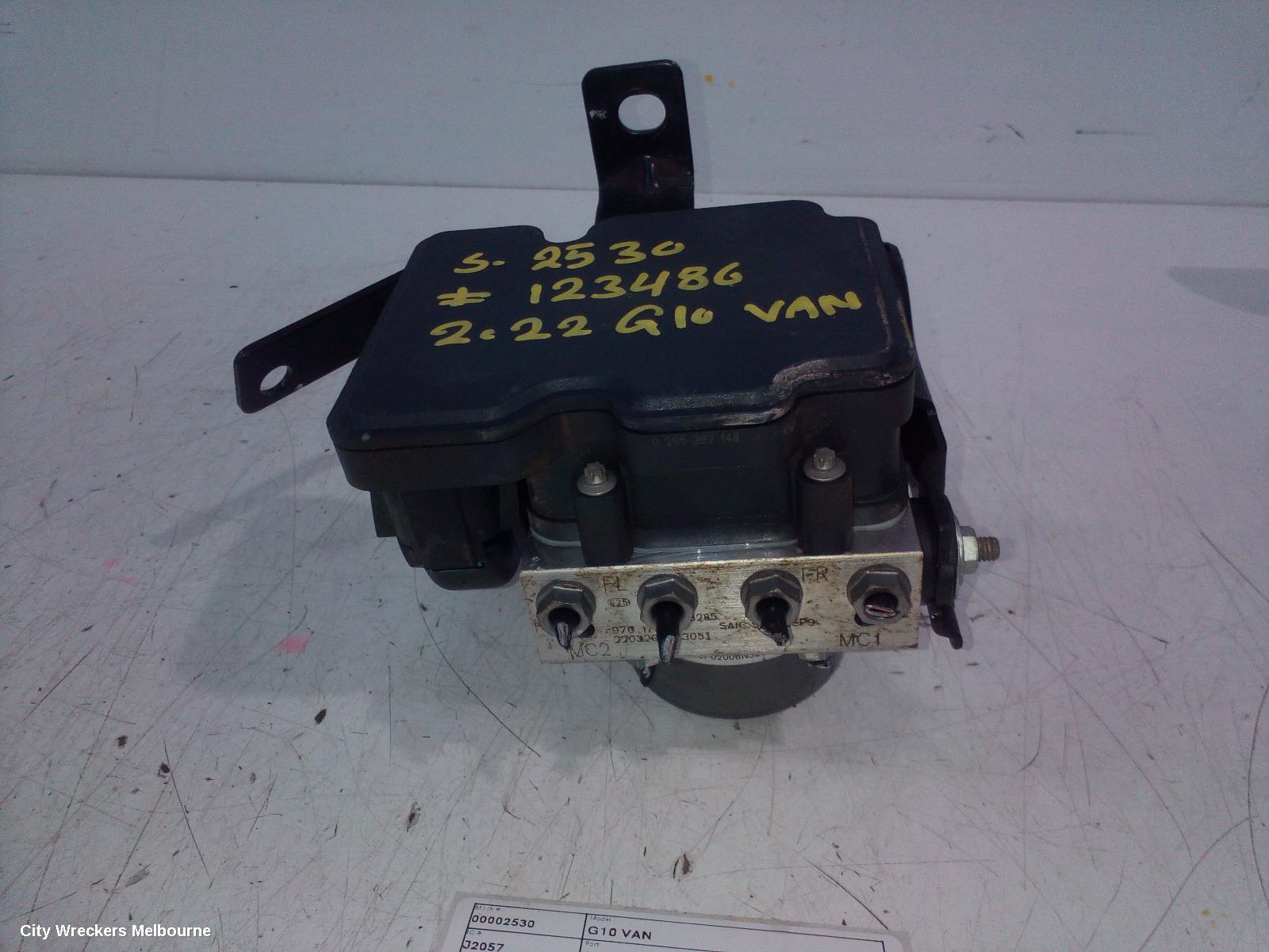 LDV G10 ABS PUMP/MODULATOR, SV7A/SV7C, WAGON/VAN, 04/2015 ONWARDS