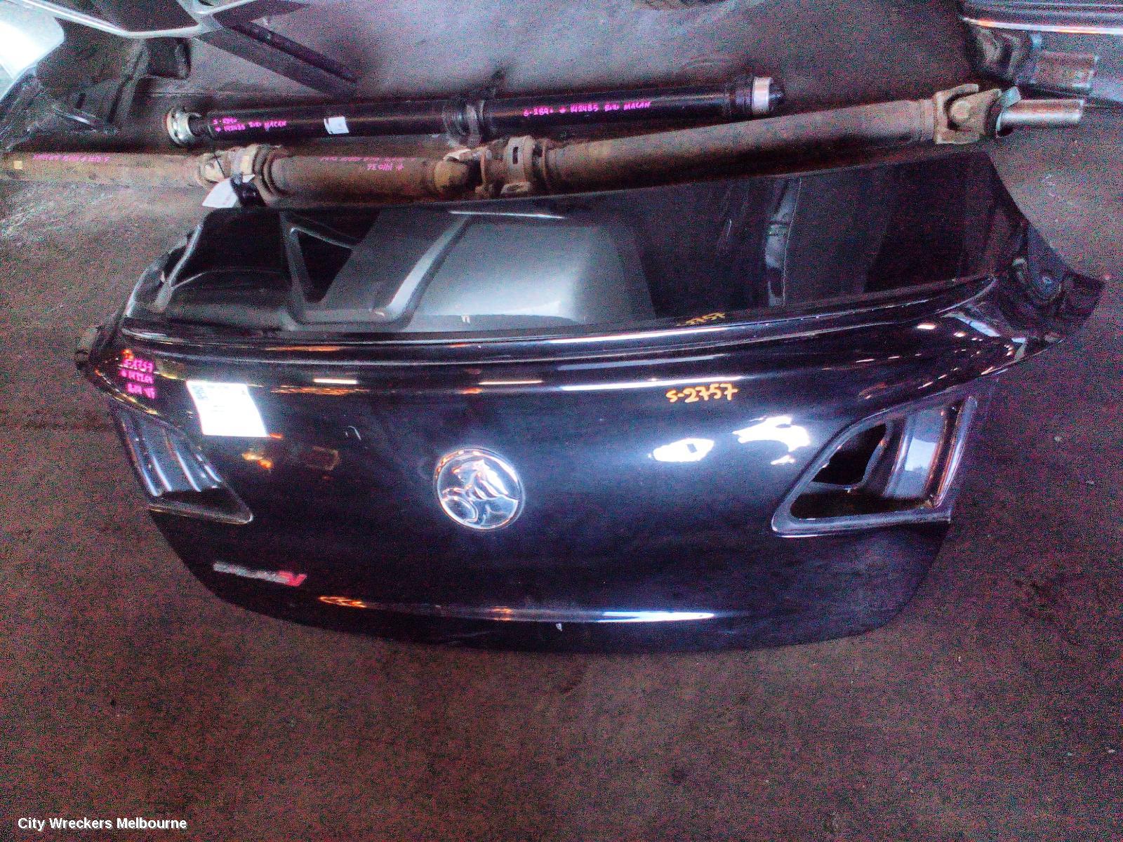 HOLDEN COMMODORE BOOTLID/TAILGATE, BOOTLID, VF, SEDAN, LIP SPOILERED TYPE, 05/2013 - 12/2017