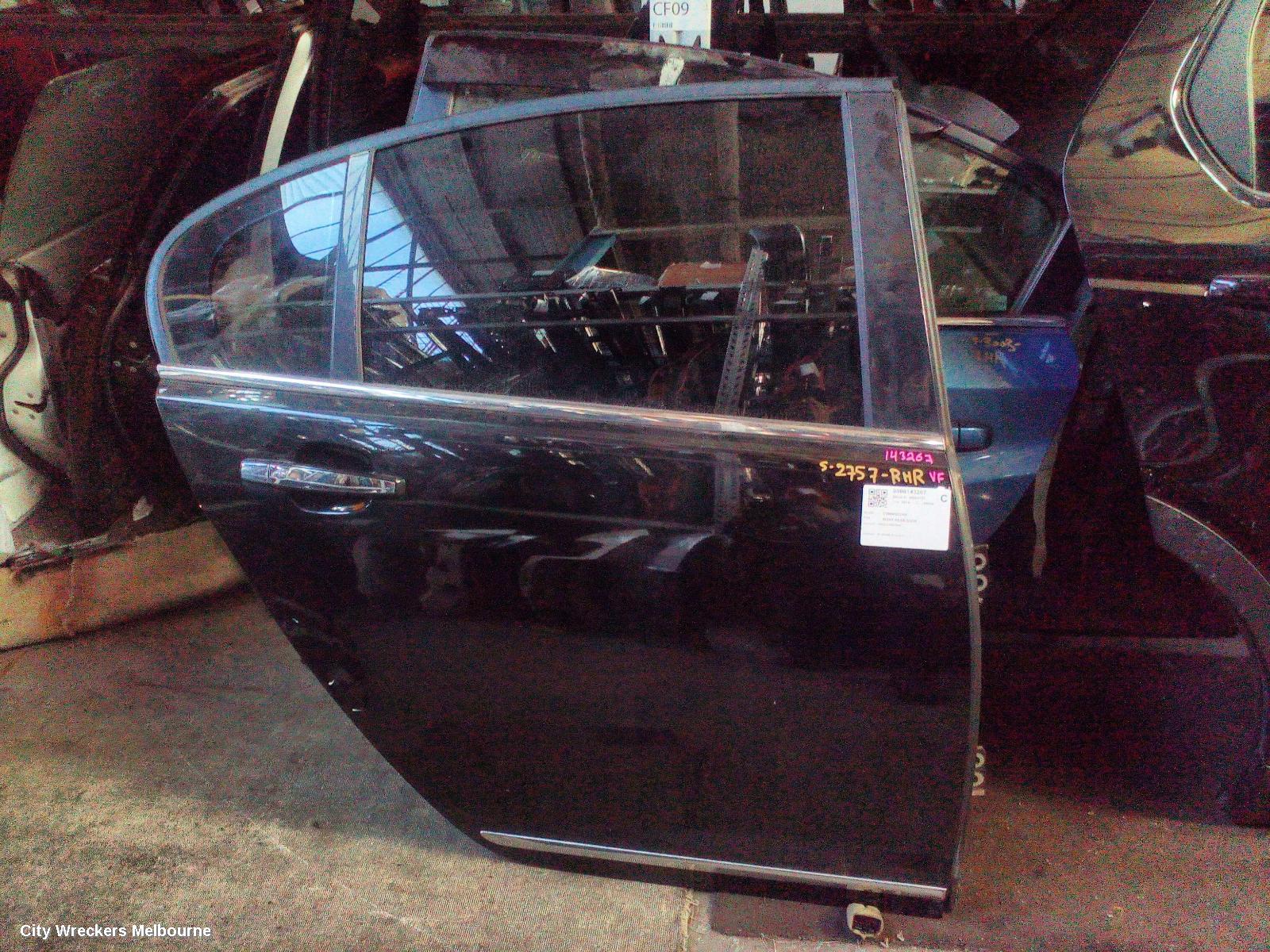 HOLDEN COMMODORE RIGHT REAR DOOR, VF, SEDAN, 05/2013 - 12/2017