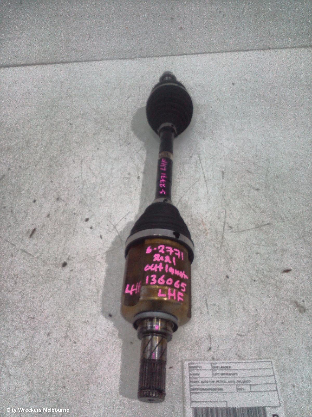 MITSUBISHI OUTLANDER LEFT DRIVESHAFT, FRONT, AUTO T/M, PETROL, AWD, ZM, 08/2021 ONWARDS