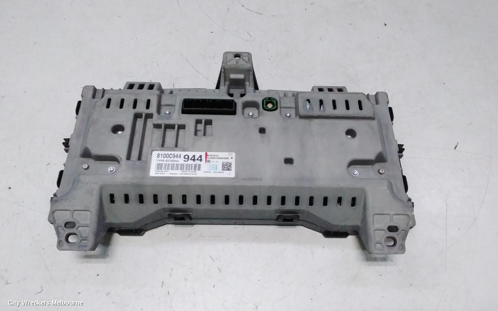 MITSUBISHI OUTLANDER INSTRUMENT CLUSTER, PETROL, AUTO T/M, NON DIGITAL TYPE, ZM, 08/2021 ONWARDS