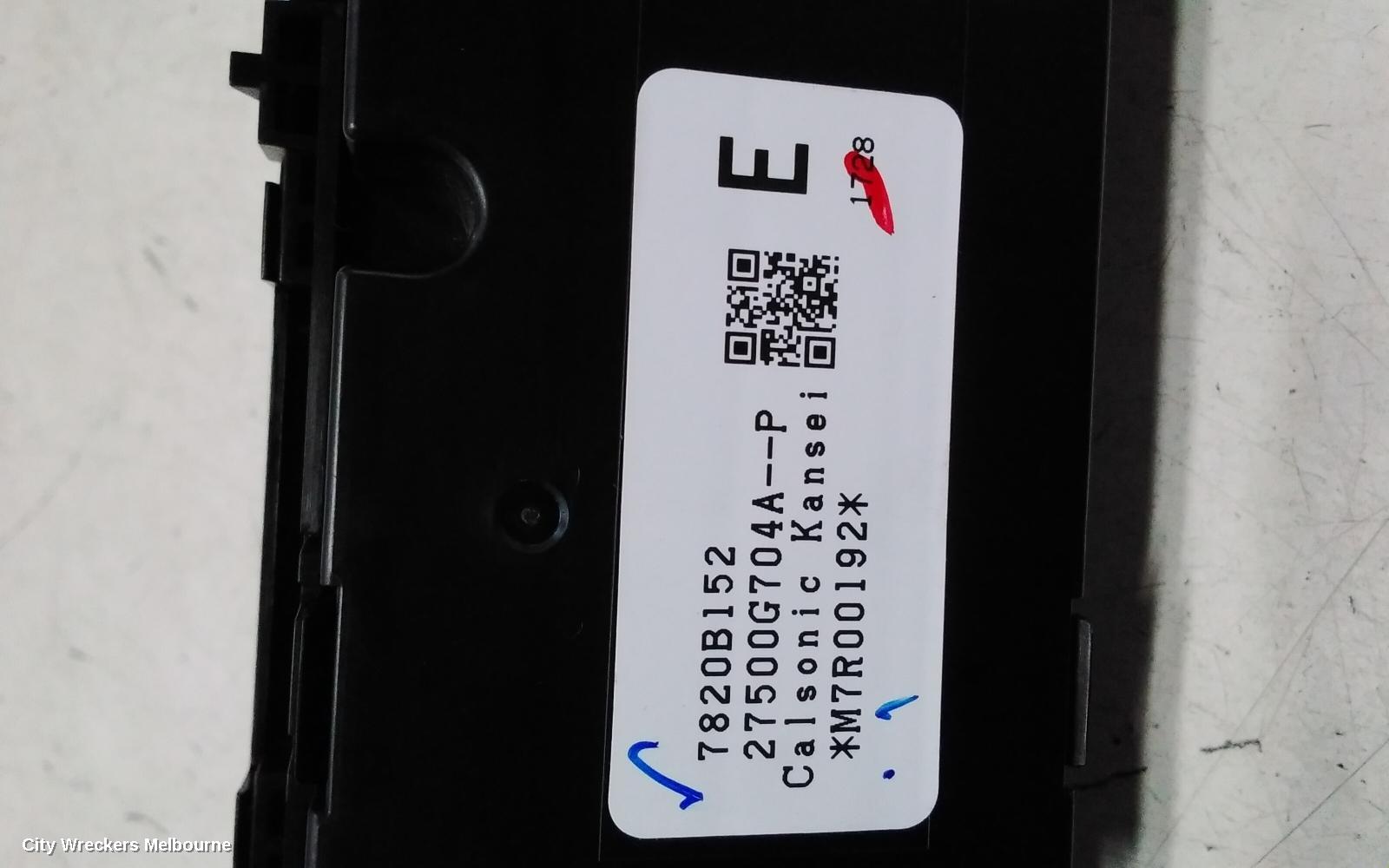 MITSUBISHI OUTLANDER HEATER/AC CONTROLS, DUAL ZONE CLIMATE CONTROL TYPE, ZM, 08/2021 ONWARDS