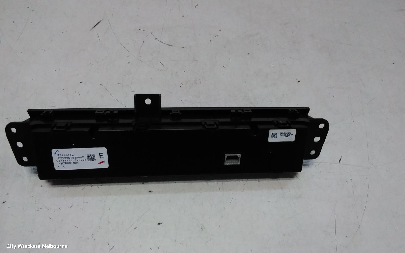 MITSUBISHI OUTLANDER HEATER/AC CONTROLS, DUAL ZONE CLIMATE CONTROL TYPE, ZM, 08/2021 ONWARDS