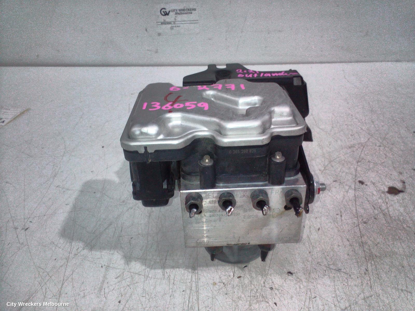 MITSUBISHI OUTLANDER ABS PUMP/MODULATOR, ZM, P/N 4670B661, 08/2021 ONWARDS