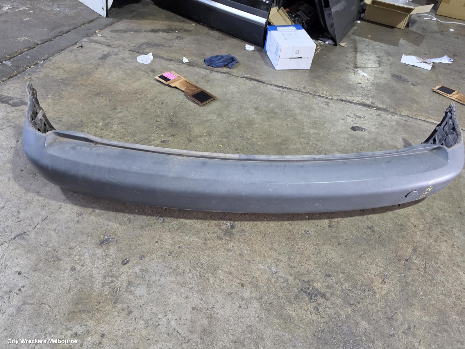 VOLKSWAGEN CADDY REAR BUMPER, 2K, GREY, LWB, NON PARK SENSOR TYPE, 12/2004 - 08/2010