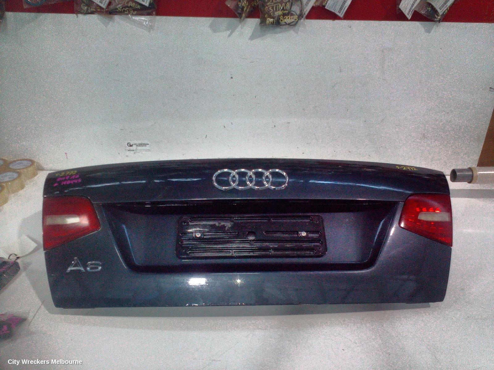 AUDI A6 BOOTLID/TAILGATE, BOOTLID, C6 (UPDATE), SEDAN (HAS GARNISH LIGHTS IN BOOTLID) 12/2008 ONWARDS