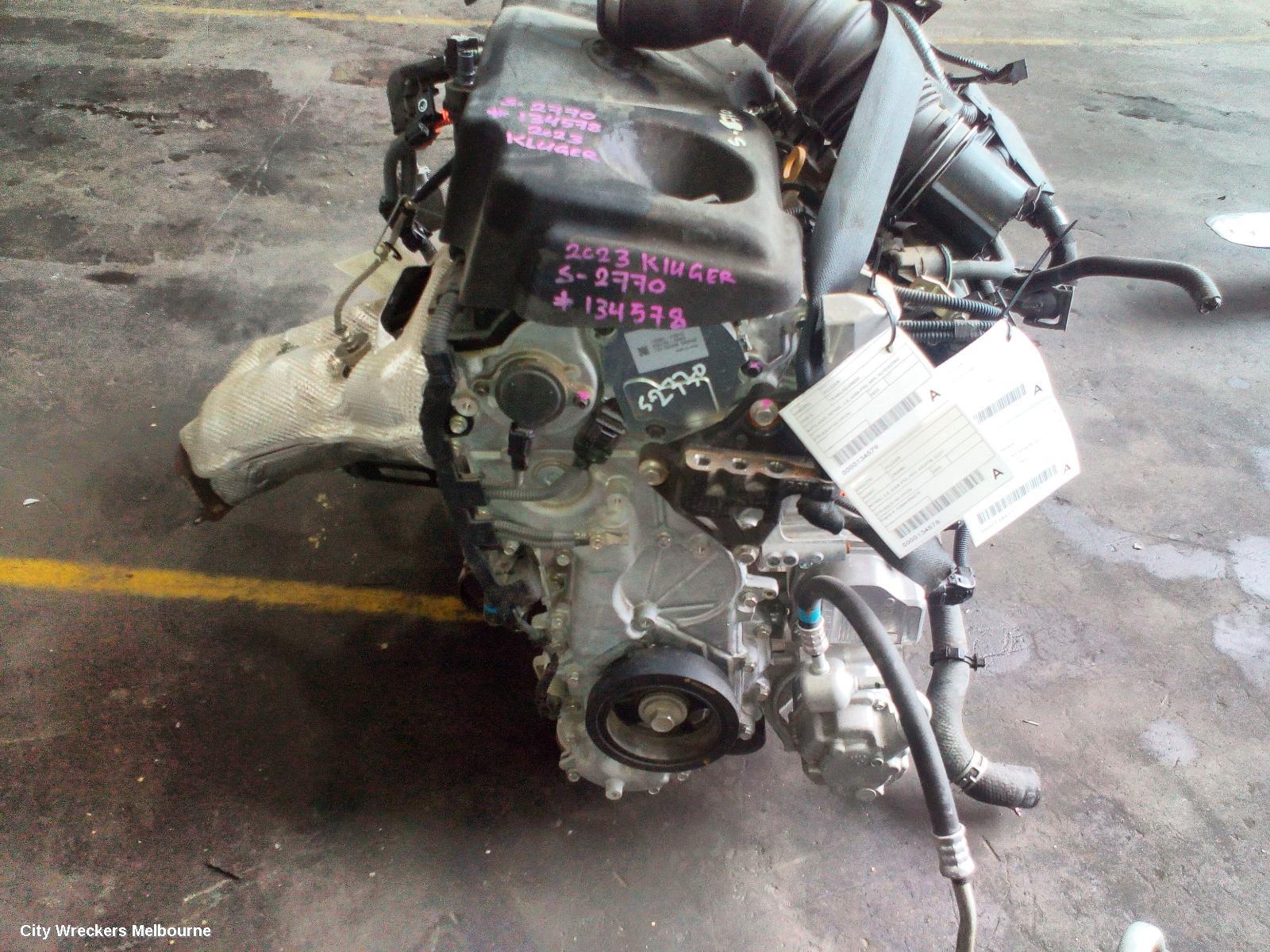 TOYOTA KLUGER ENGINE, PETROL, 2.5, A25A-FXS, HEV, AXUH78, 03/2021 ONWARDS