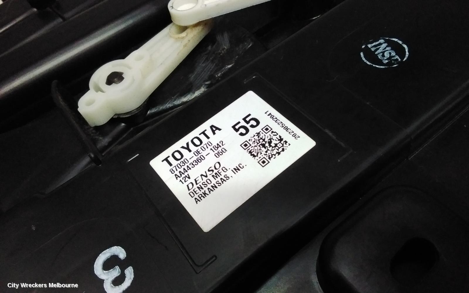 TOYOTA KLUGER HEATER CORE/BOX, XU70 SERIES, FRONT, 03/2021 ONWARDS