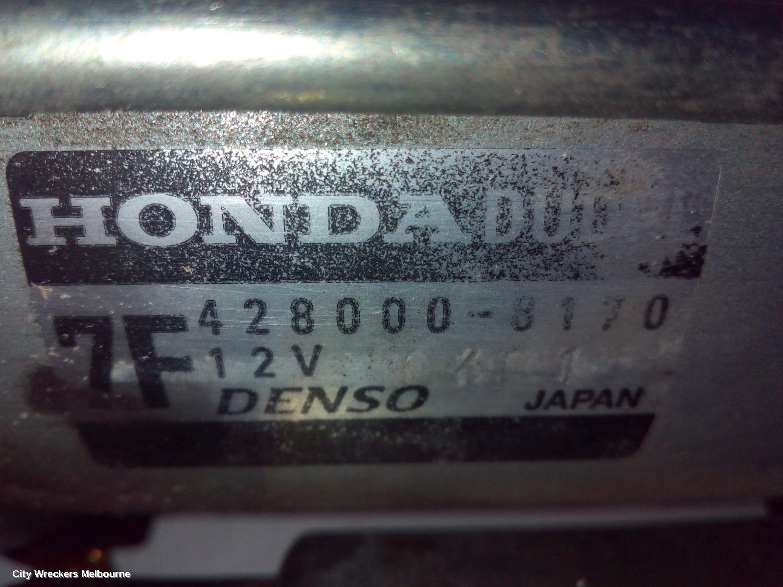 HONDA CIVIC STARTER, PETROL, 1.8, 10TH GEN, 05/2016 - 08/2021