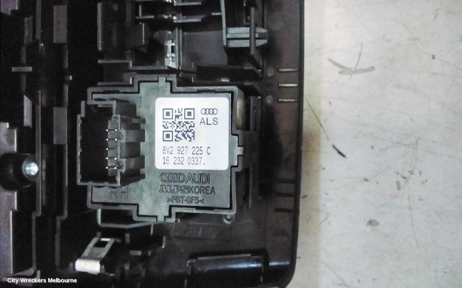 AUDI A3 RADIO/CD/DVD/SAT/TV, MMI CONTROLS, W/ MIB HIGH, W/ START BUTTON TYPE, 8V, 05/2013 - 10/2020