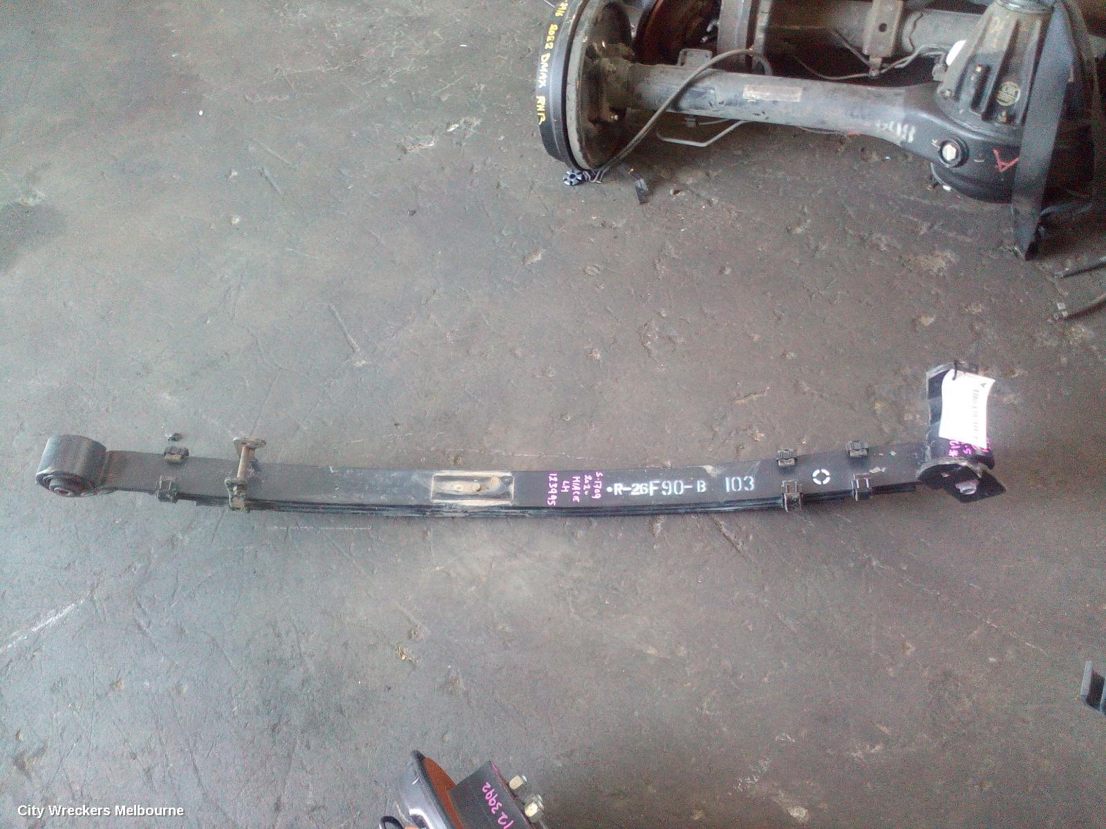 TOYOTA HIACE REAR LEAF SPRING, 300 SERIES, SLWB, BUS, LH SIDE, 02/2019 ONWARDS