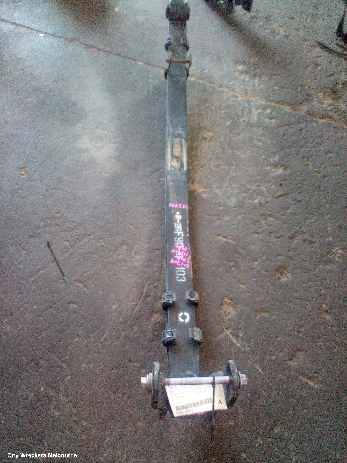 TOYOTA HIACE REAR LEAF SPRING, 300 SERIES, SLWB, VAN, RH SIDE, 02/2019 ONWARDS