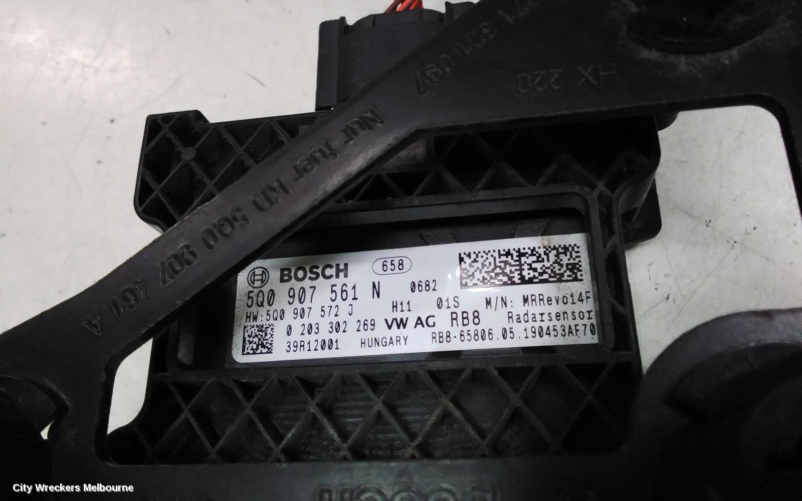 AUDI A3, 8V, 03/2013 - 10/2020, 5Q0 907 561 N  RADAR SENSOR  : 124025