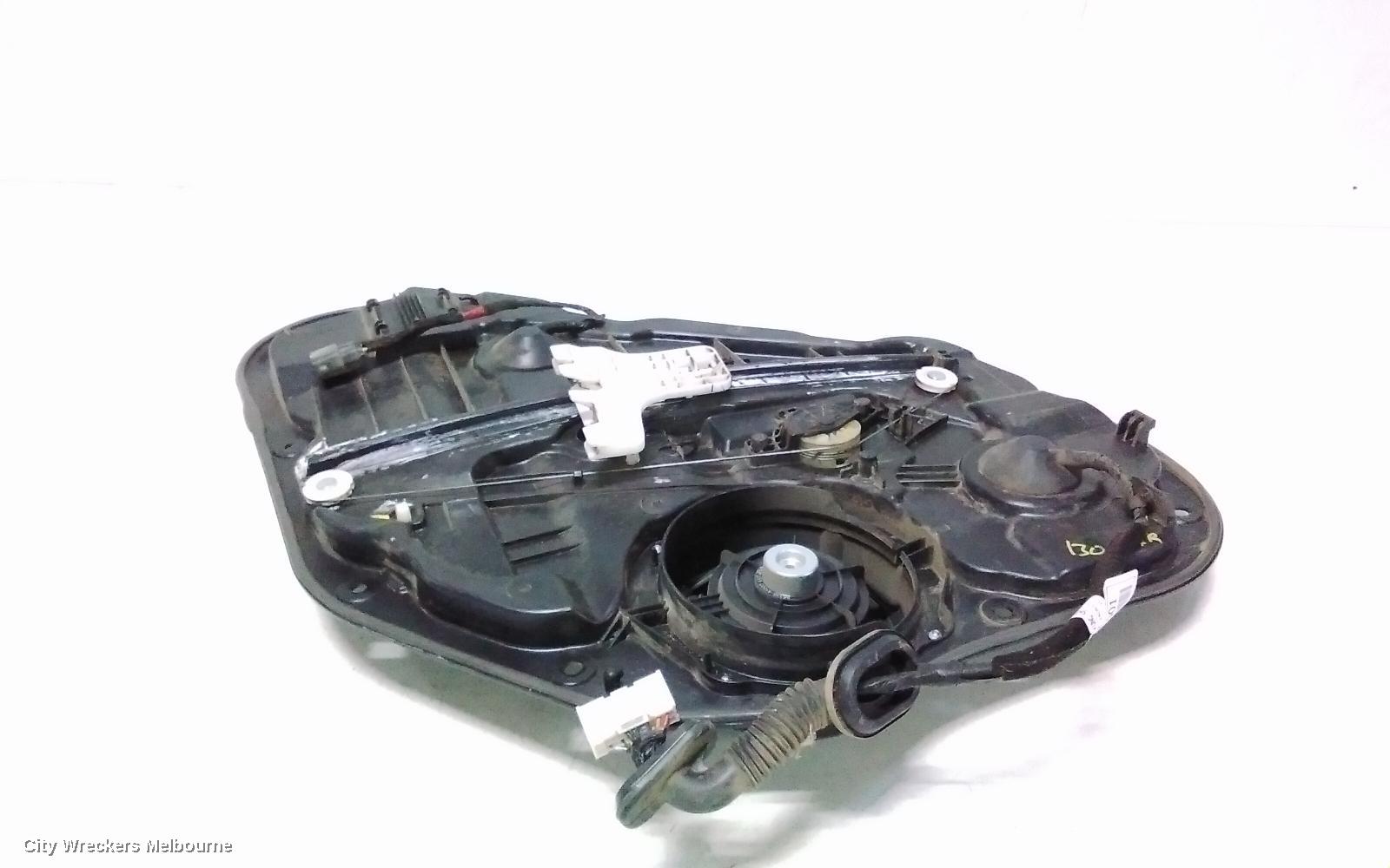 HYUNDAI I30 LEFT REAR WND REG/MOTOR, GD, HATCH, DOOR REG ASSY (REG AND MOTOR), (MOTOR-2 PIN), 03/2012 - 04/2017