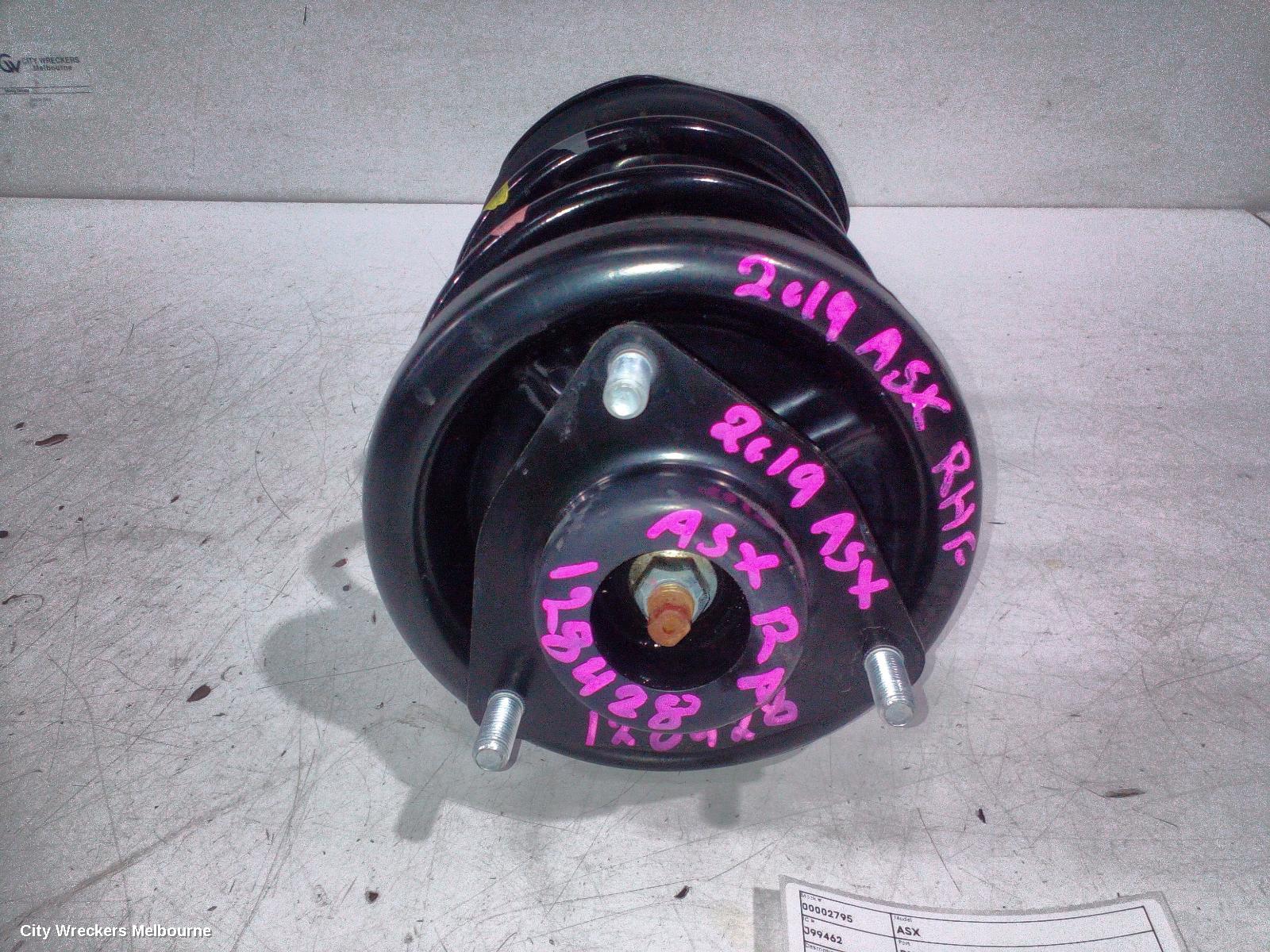 MITSUBISHI ASX RIGHT FRONT STRUT, PETROL, 2.0, XA-XD, 05/2010 ONWARDS