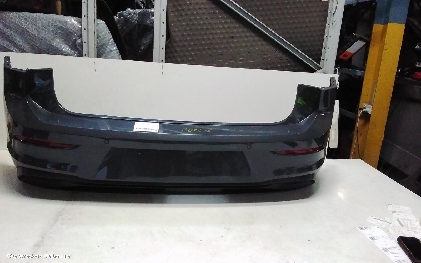 VOLKSWAGEN GOLF REAR BUMPER, GEN 8, BUMPER BAR, STANDARD/LIFE, HATCH, 09/2020 ONWARDS
