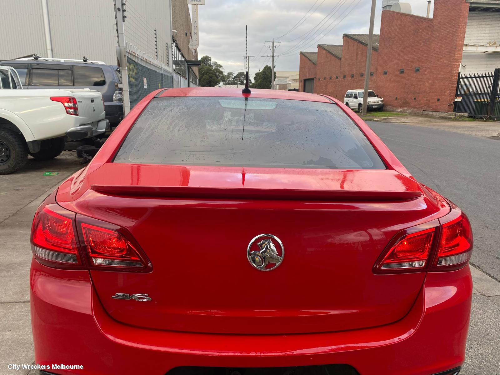 HOLDEN COMMODORE BOOTLID/TAILGATE, BOOTLID, VF, SEDAN, LIP SPOILERED TYPE, 05/2013 - 12/2017