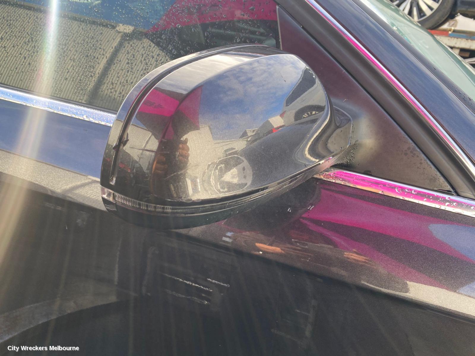 AUDI A4 LEFT DOOR MIRROR, B8 8K, A4, MANUAL FOLD, NO LANE CHANGE ASSIST TYPE, 1 PLUG (6 WIRE), 02/2008 - 05/2009