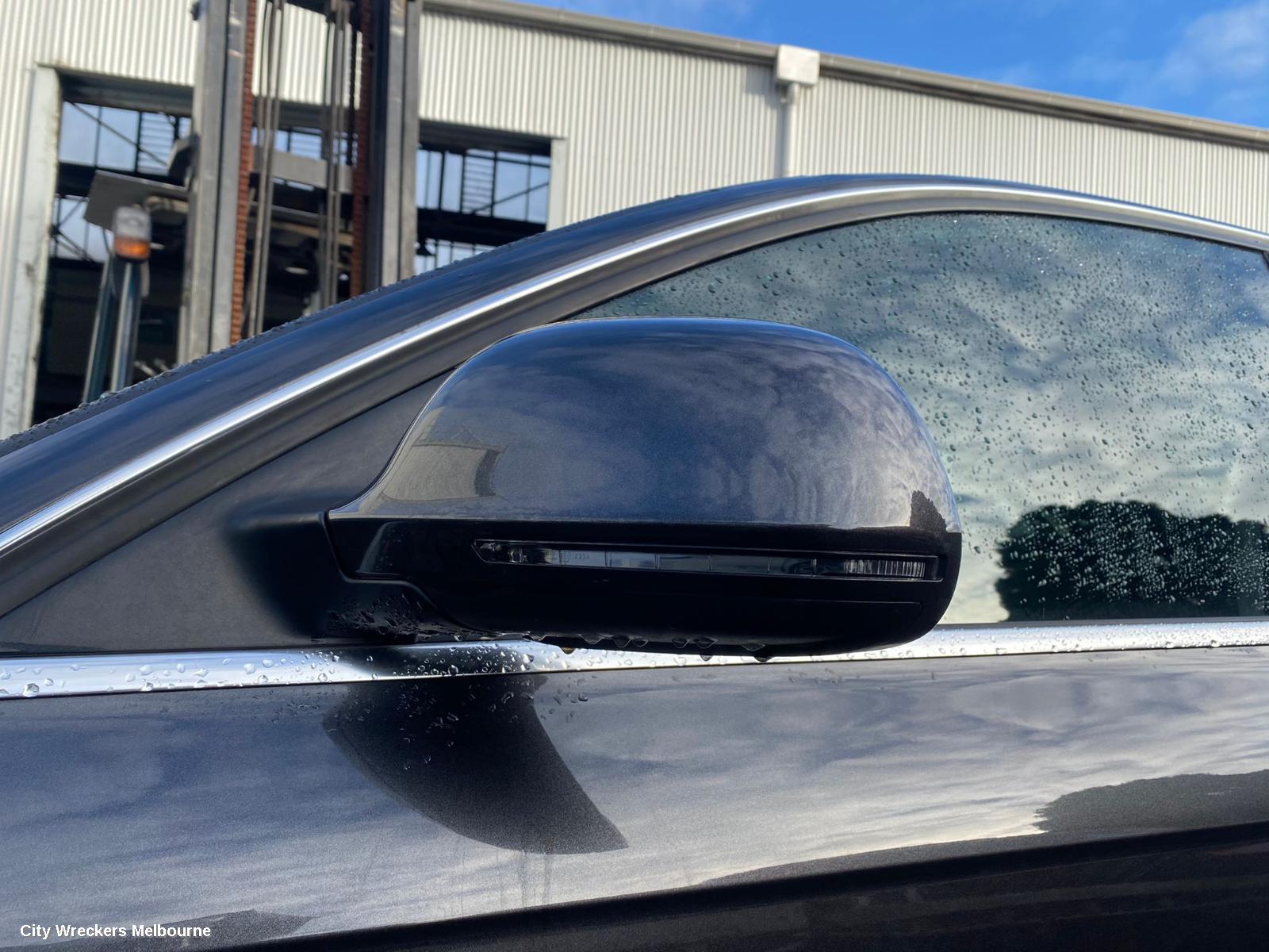 AUDI A4 LEFT DOOR MIRROR, B8 8K, A4, MANUAL FOLD, NO LANE CHANGE ASSIST TYPE, 1 PLUG (6 WIRE), 02/2008 - 05/2009