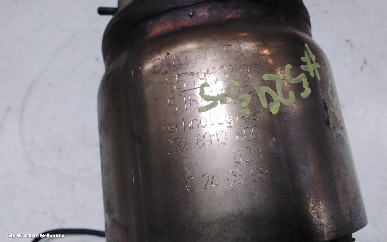 ALFA ROMEO 159 CATALYTIC CONVERTER, 06/2006 - 01/2012