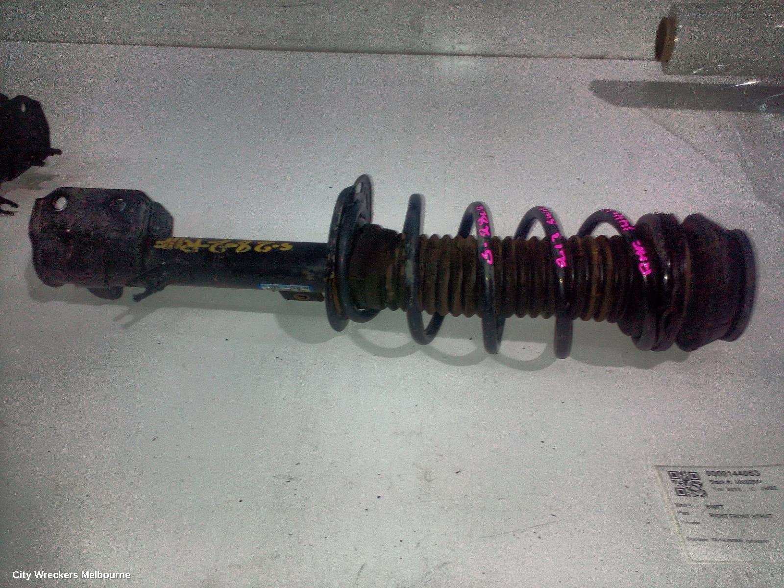 SUZUKI SWIFT RIGHT FRONT STRUT, FZ, 1.4, PETROL, 03/2012 - 03/2017