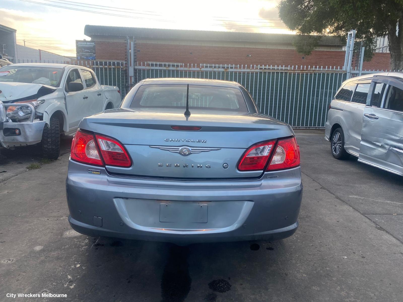 CHRYSLER SEBRING REAR BUMPER, JS, CABRIO, 05/2007 - 12/2011