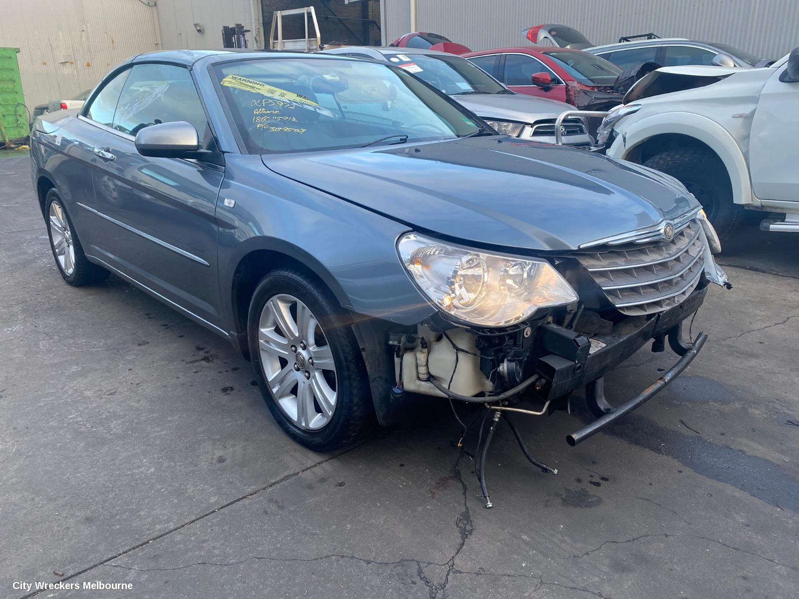 CHRYSLER SEBRING REAR BUMPER, JS, CABRIO, 05/2007 - 12/2011