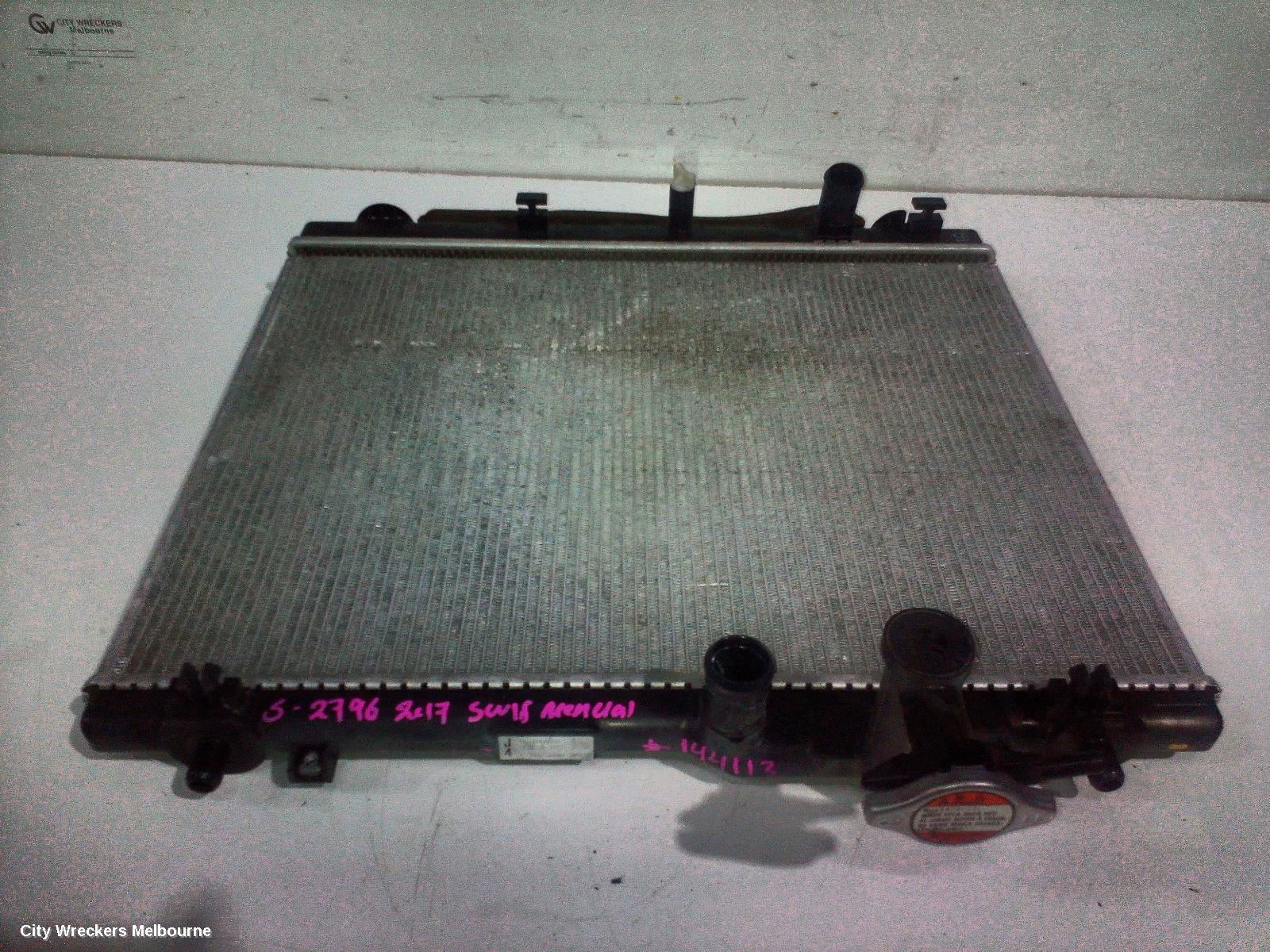 SUZUKI SWIFT RADIATOR, MANUAL, 1.4, PETROL, FZ, 08/2010 - 03/2017