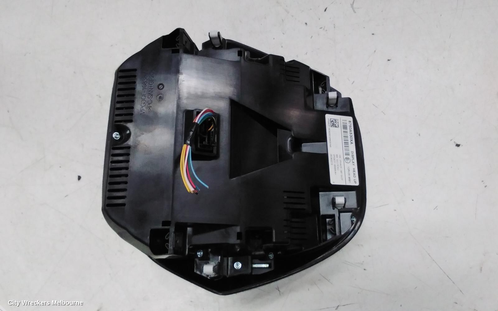 MITSUBISHI ECLIPSE CROSS INSTRUMENT CLUSTER, HEAD UP DISPLAY UNIT, YA, 11/2017 - 09/2020