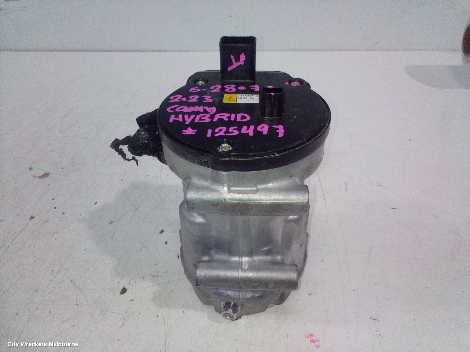 TOYOTA CAMRY A/C COMPRESSOR, XV70, 2.5, A25A-FXS, PETROL, HEV, 09/2017 ONWARDS