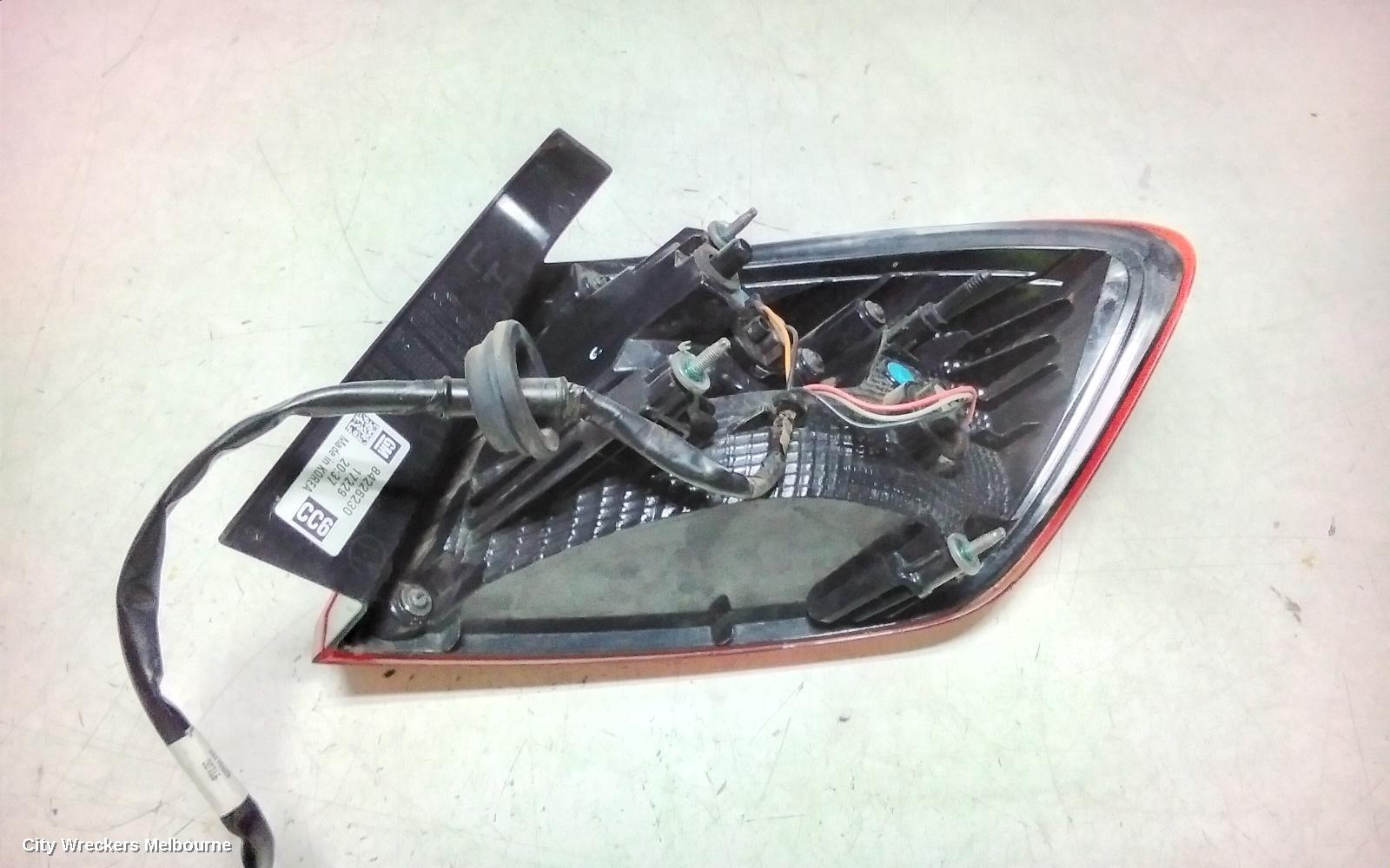HOLDEN ASTRA LEFT TAILLIGHT, BL, SEDAN, 05/2017 - 12/2020