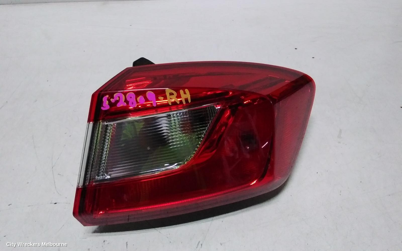 HOLDEN ASTRA RIGHT TAILLIGHT, BL, SEDAN, 05/2017 - 12/2020