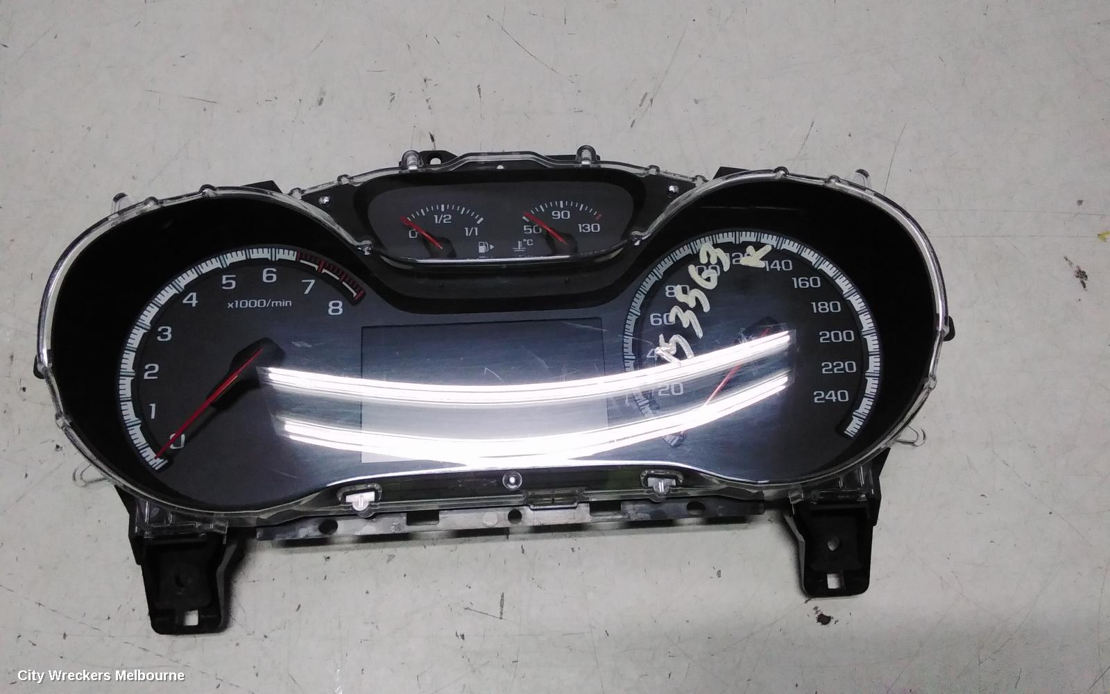 HOLDEN ASTRA INSTRUMENT CLUSTER, PETROL, AUTO T/M, BL, SEDAN, 05/2017 - 12/2020