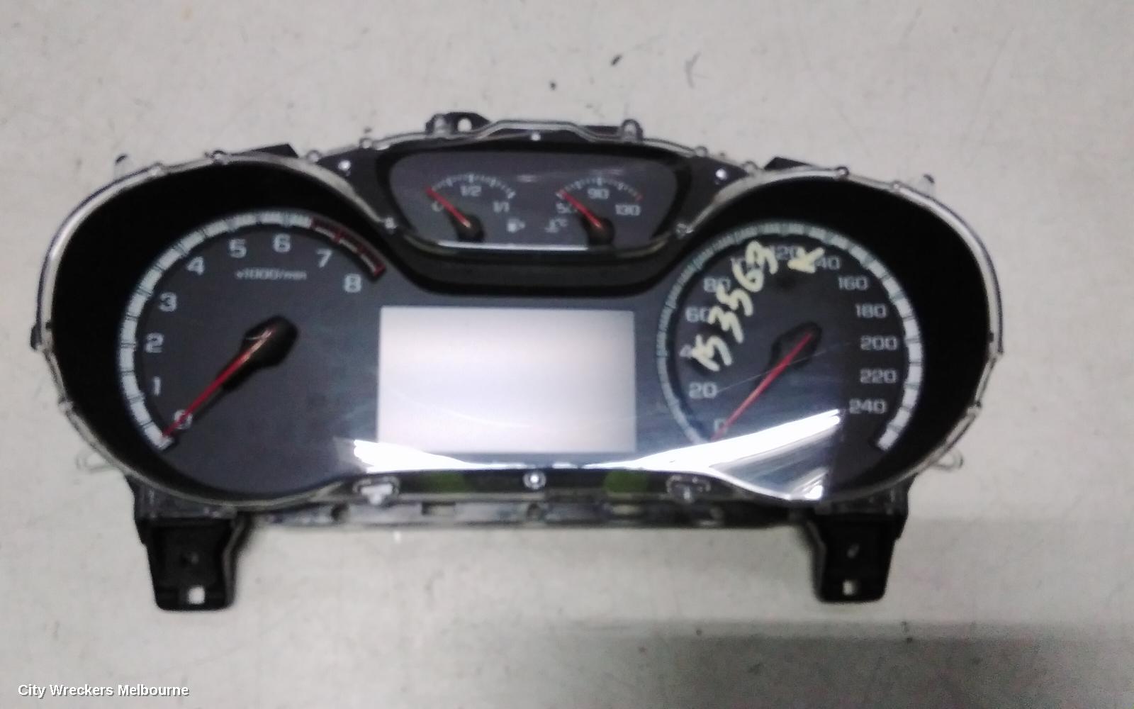 HOLDEN ASTRA INSTRUMENT CLUSTER, PETROL, AUTO T/M, BL, SEDAN, 05/2017 - 12/2020