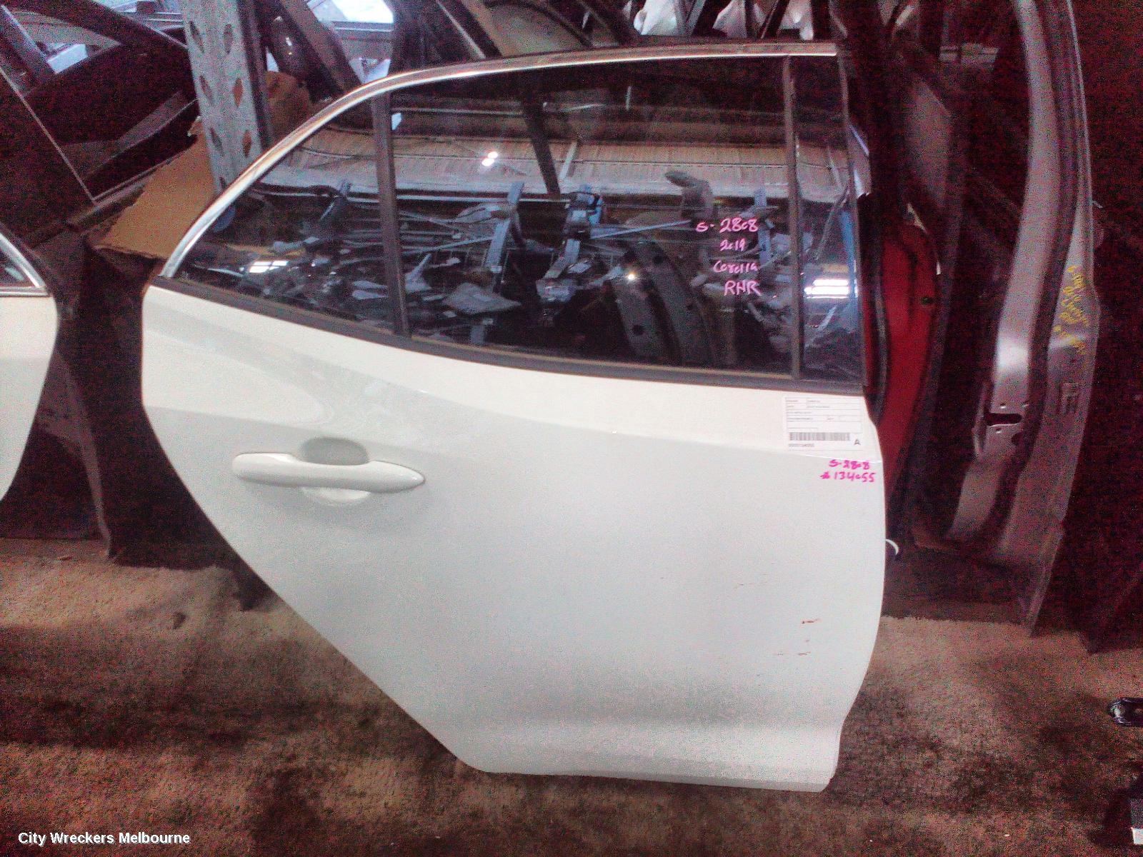 TOYOTA COROLLA RIGHT REAR DOOR, E210, HATCH, 07/2018 ONWARDS