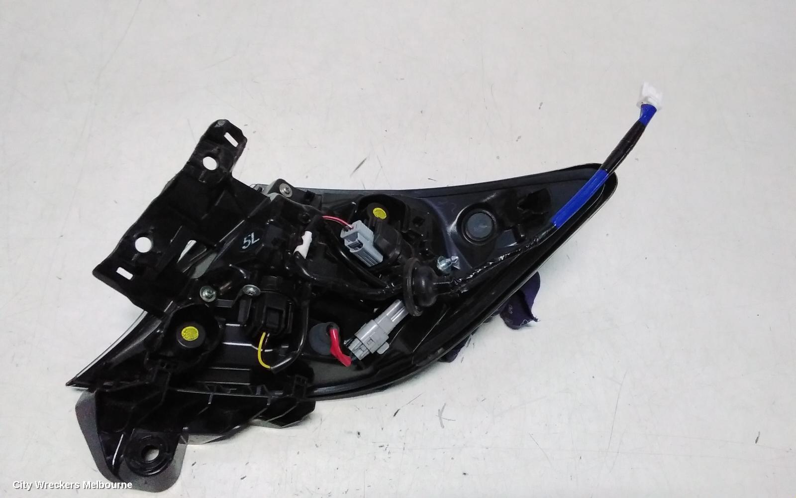 TOYOTA COROLLA LEFT TAILLIGHT, E210, IN BODY, HATCH, 07/2018 - 08/2022