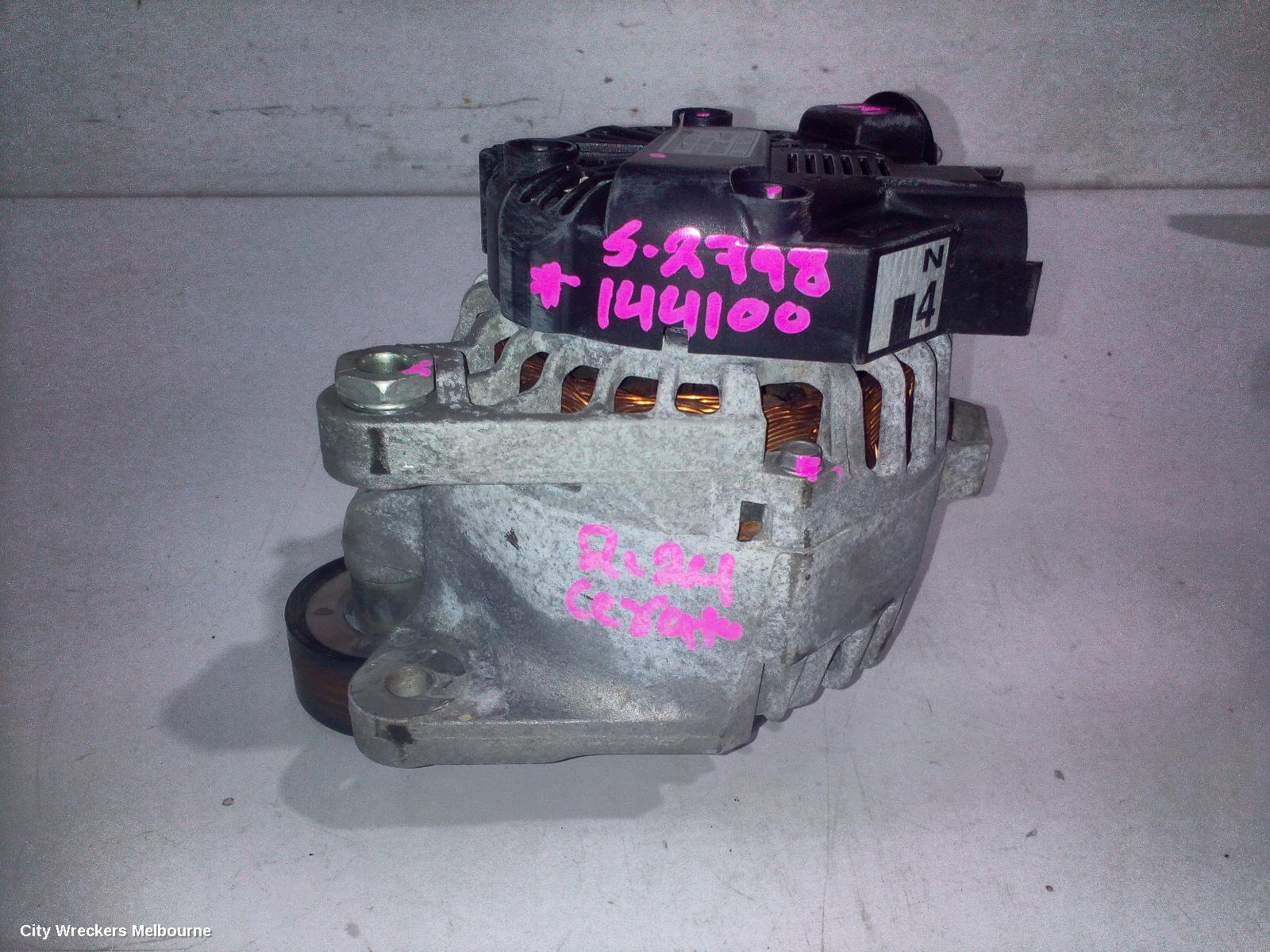 KIA CERATO ALTERNATOR, PETROL, 2.0, G4NA, BD, 04/2018 ONWARDS