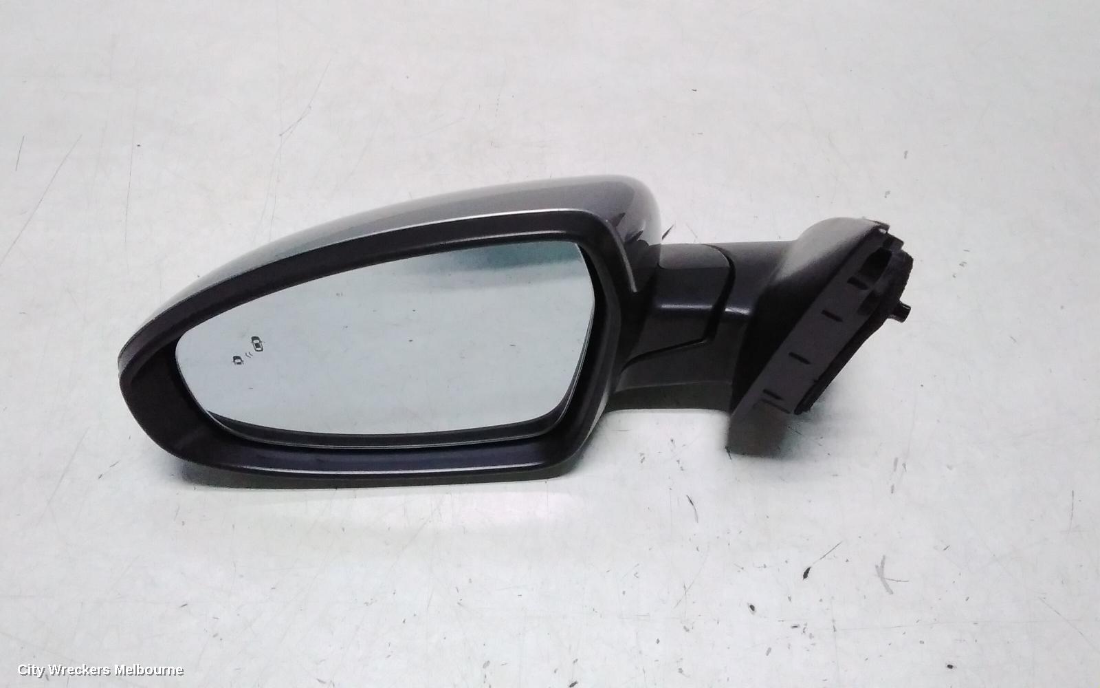KIA CERATO LEFT DOOR MIRROR, BD, COLOUR CODED, POWER FOLD, W/ BLIND SPOT TYPE, 04/2018 ONWARDS