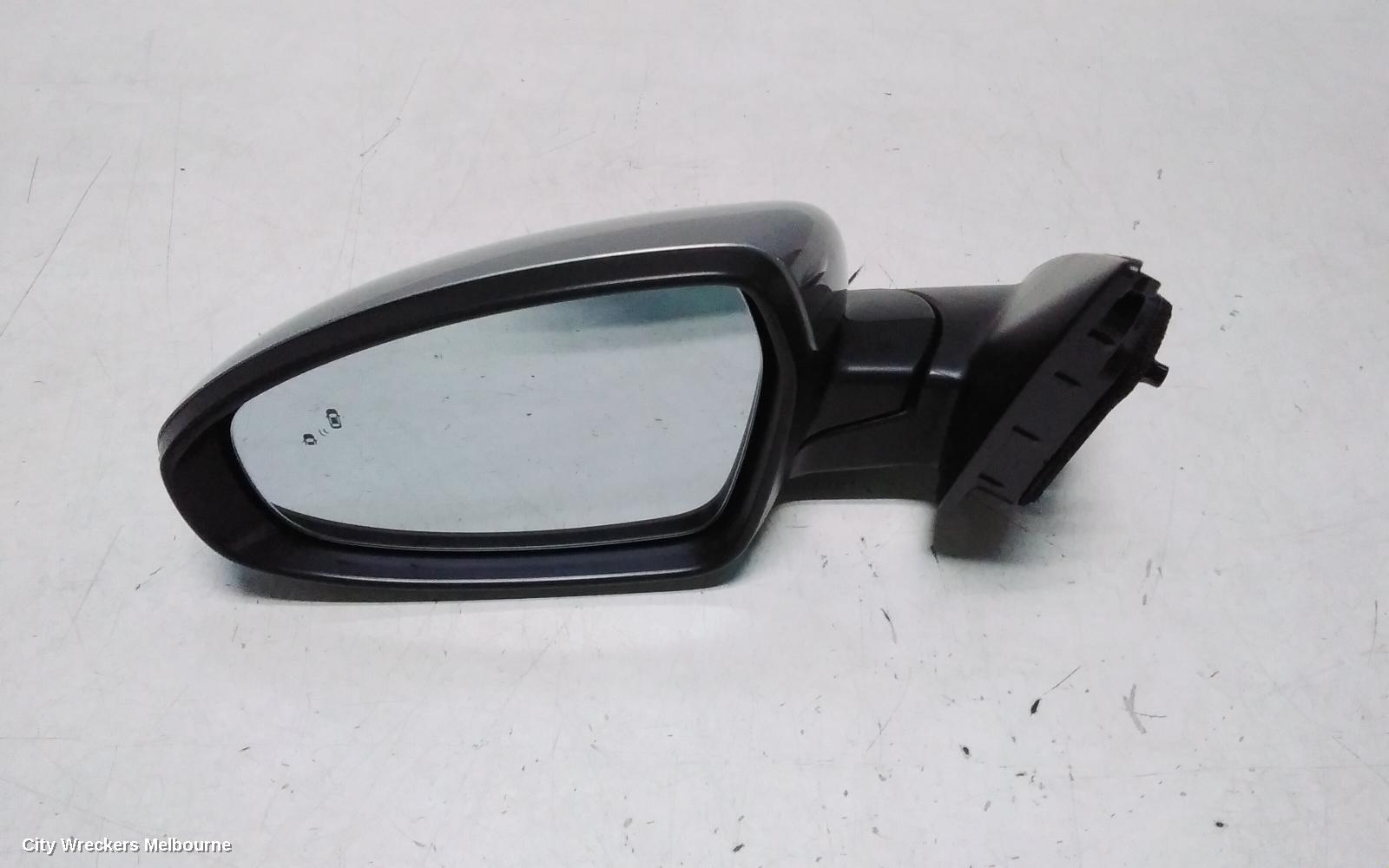 KIA CERATO LEFT DOOR MIRROR, BD, COLOUR CODED, POWER FOLD, W/ BLIND SPOT TYPE, 04/2018 ONWARDS