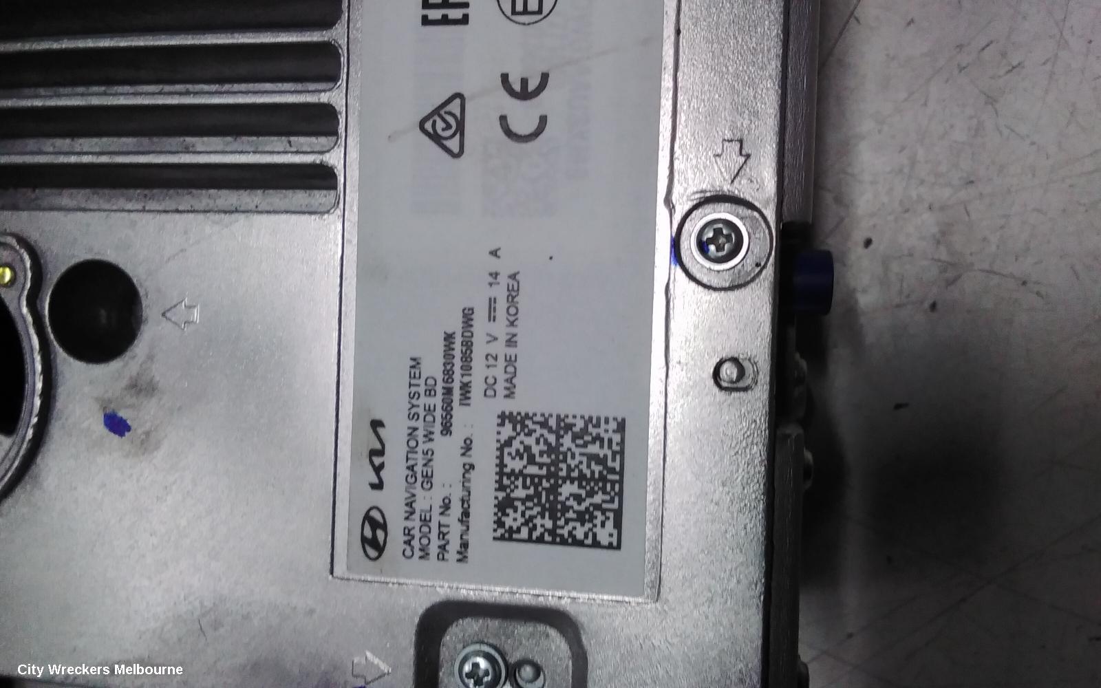 KIA CERATO RADIO/CD/DVD/SAT/TV, HEAD UNIT & TOUCHSCREEN, 10.25IN, W/ NAVIGATION TYPE, BD, 04/2021 ONWARDS