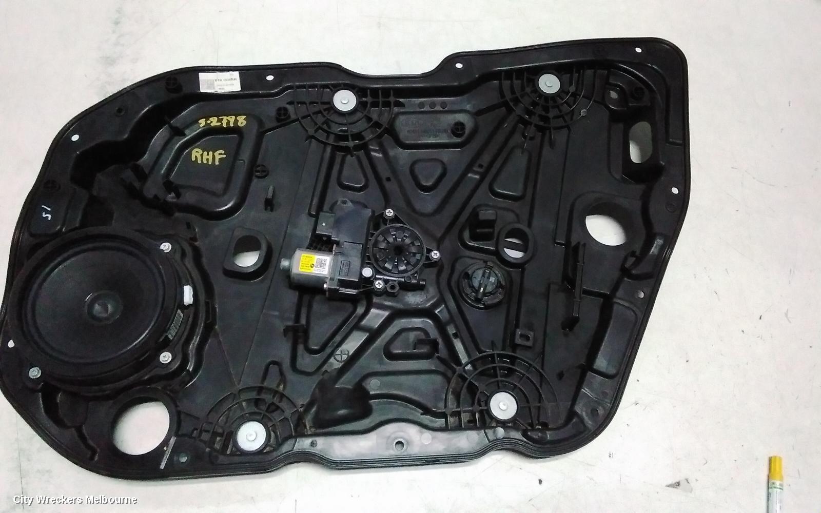 KIA CERATO RIGHT FRONT WINDOW REG/MOTOR, BD, SEDAN/HATCH, DOOR REG ASSY (REG AND MOTOR), 04/2018 - 09/2024