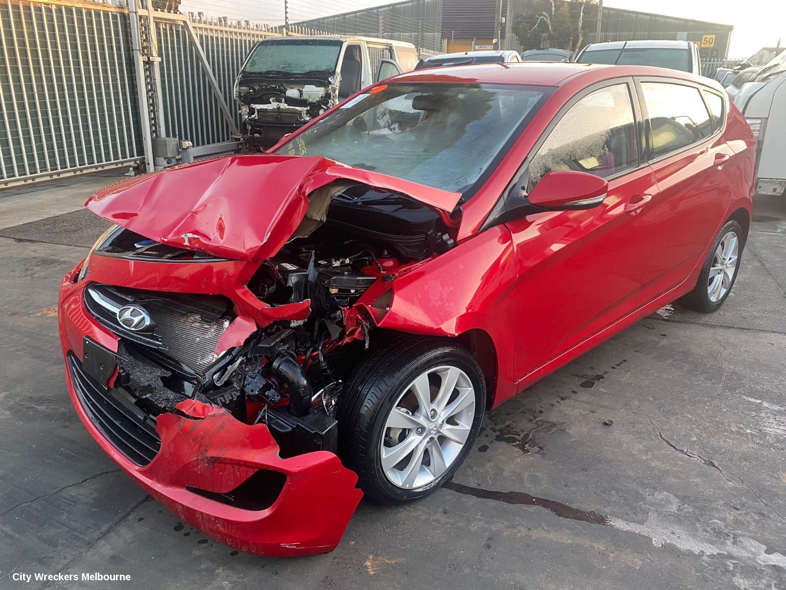 HYUNDAI ACCENT STEERING COLUMN, RB, KEY IGNITION TYPE, 05/2011 - 12/2019
